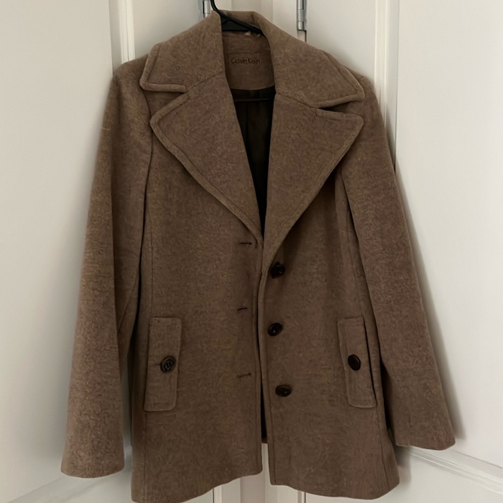 Taupe Calvin Klein Peacoat